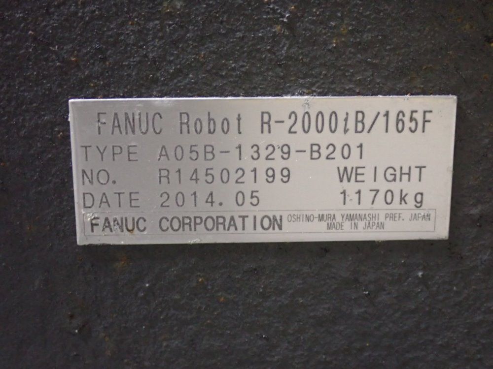 Fanuc 2014 Fanuc R2000ib165f Robot