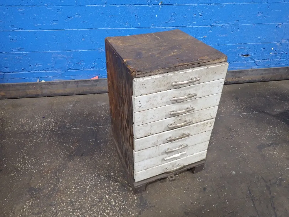 8 DRAWER WOODEN DRESSER