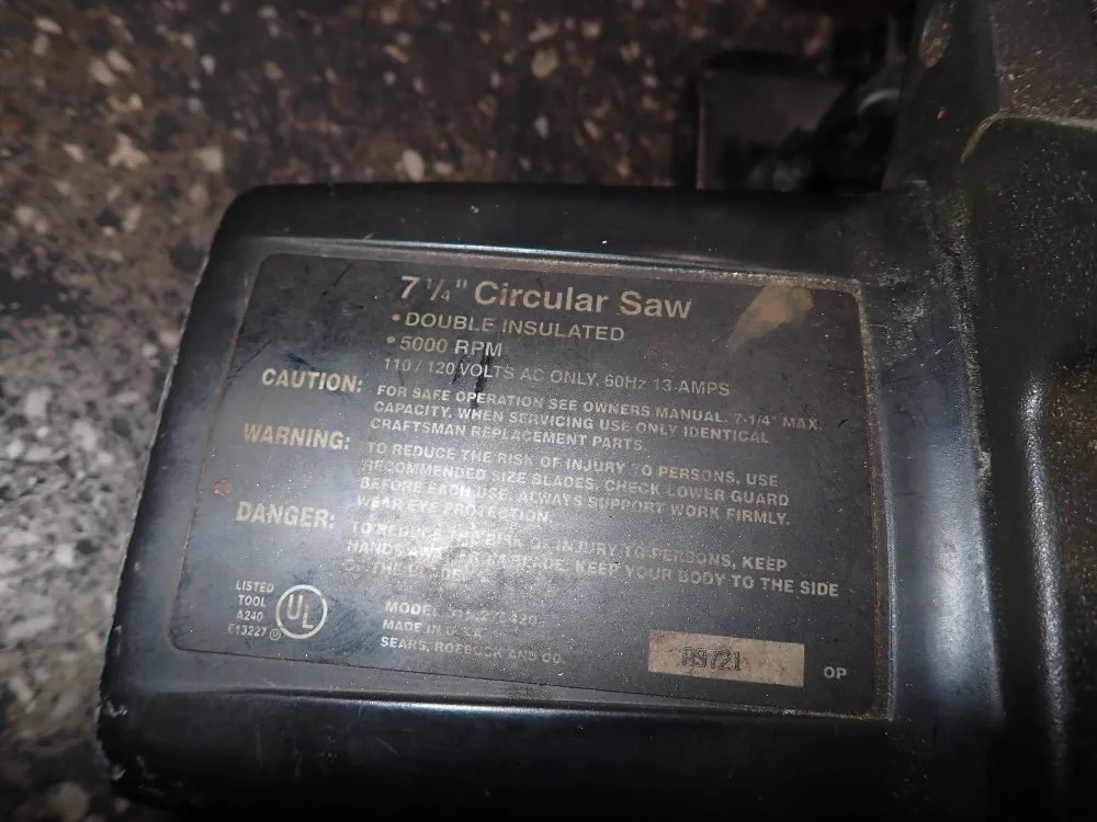 Craftsman Circular Saw