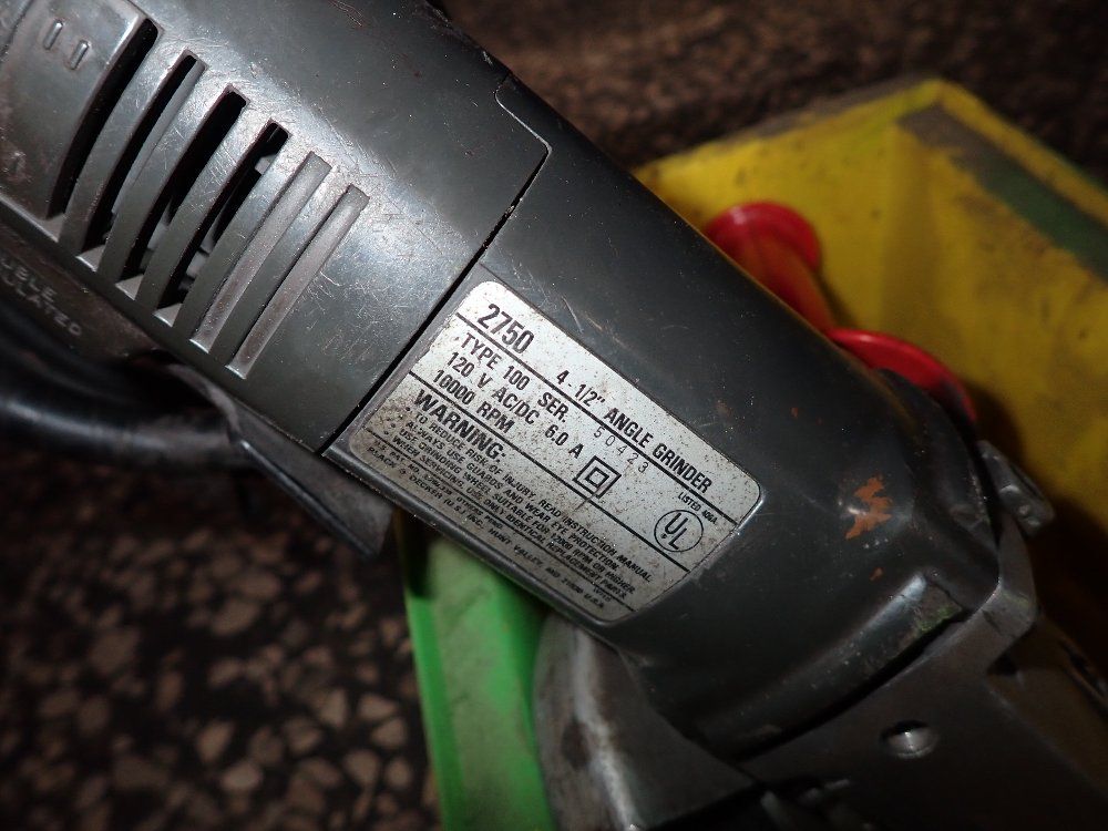 Black  Decker Angle Grinder