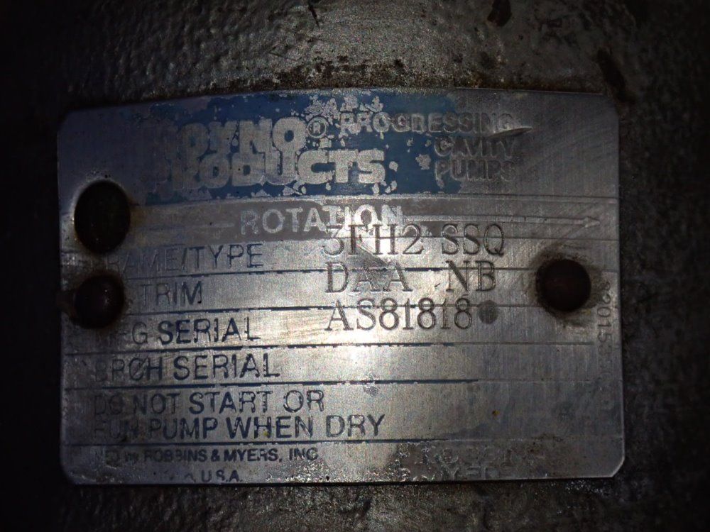 Robbins  Myers Inc Robbins  Myers Inc 2 Hp Pump