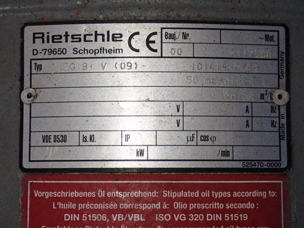 Rietschle Pump