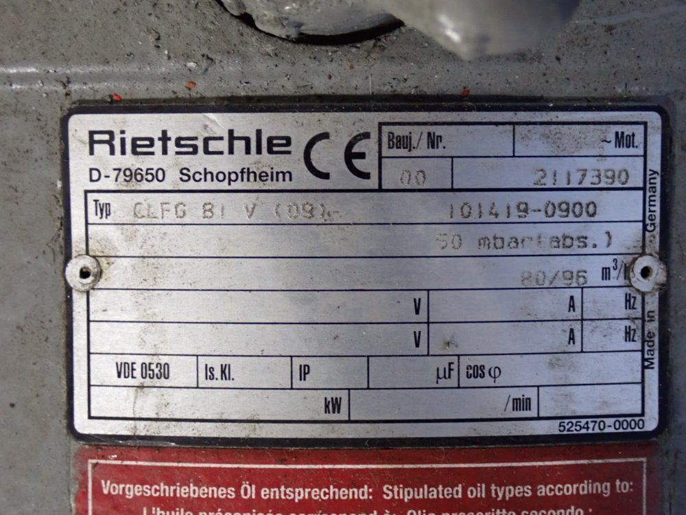 Rietschle Pump
