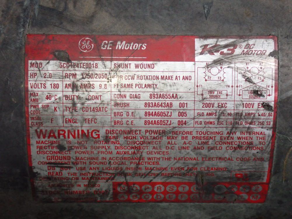 General Electric 2 Hp Motor