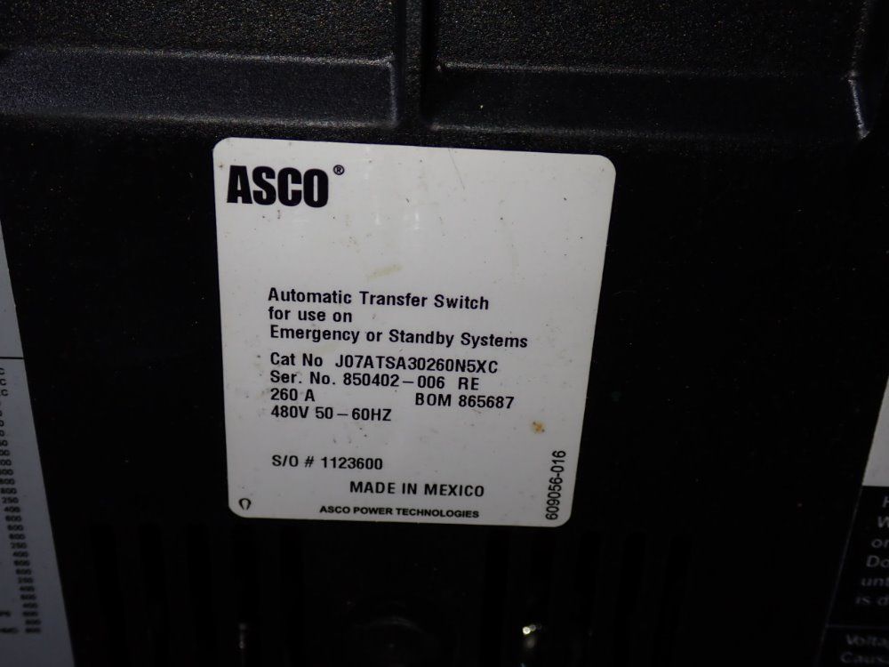 Emerson Power Transfer Switch