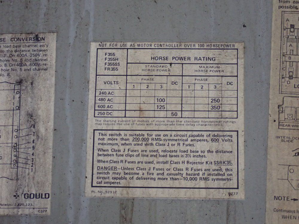 Gould Fusible Disconnect