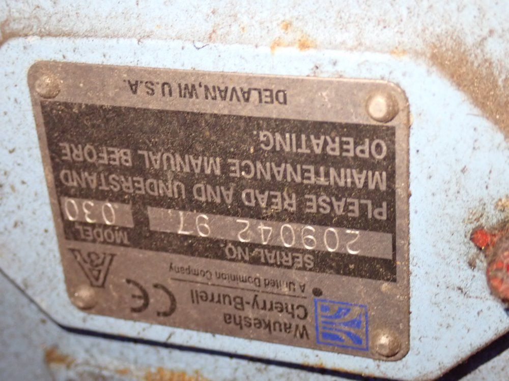Waukesha Cherryburrell Pump