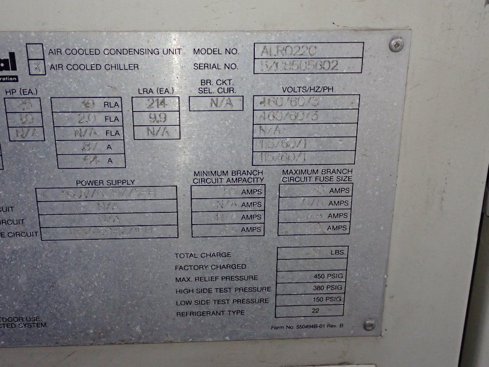 Snyder General Chiller