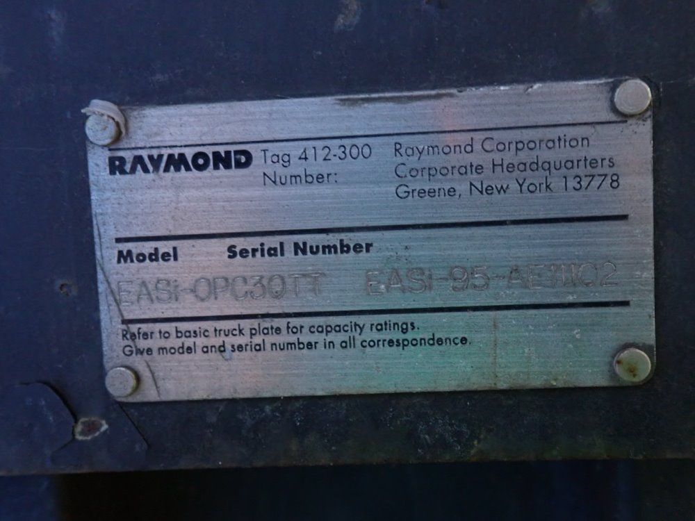 Raymond Raymond Easiopc30tt Order Picker