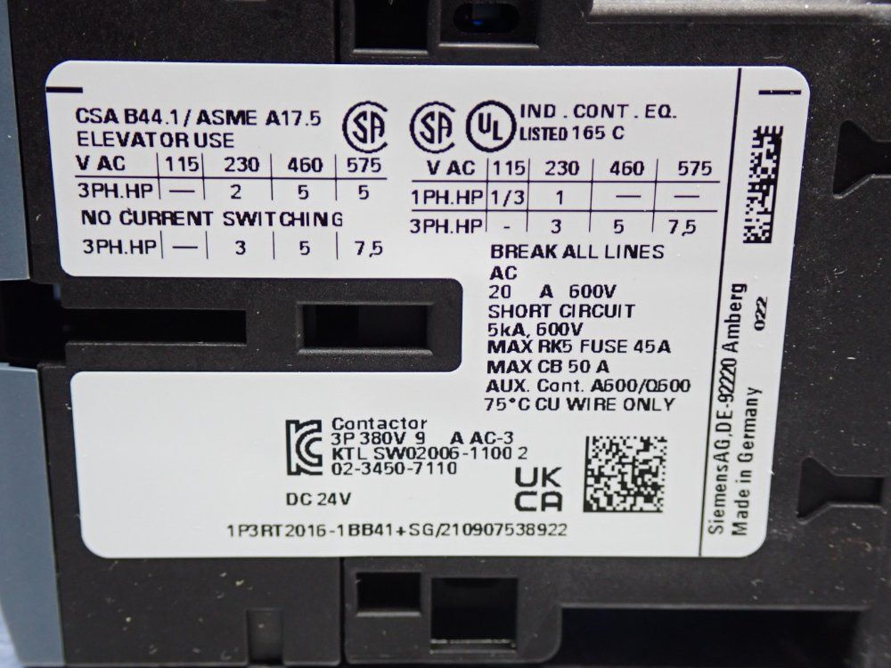 Siemens Contactor Module
