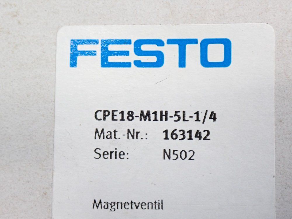 Festo Air Solenoid Valve