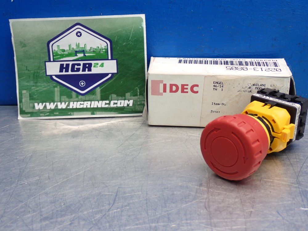 Idec Red Pushbutton Emergencystop Switch