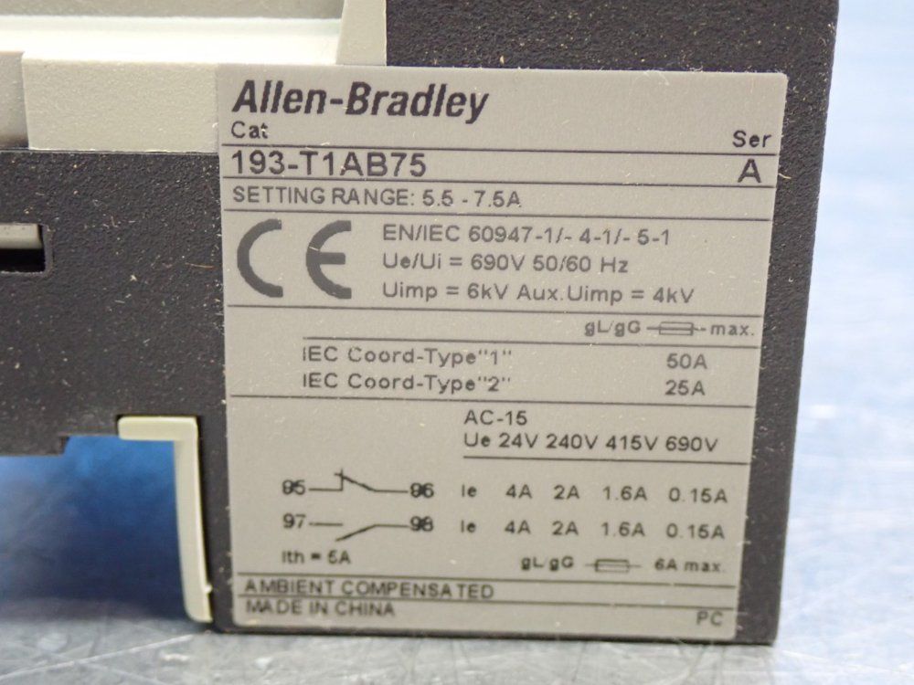 Allen Bradley Thermal Overload Relay Module