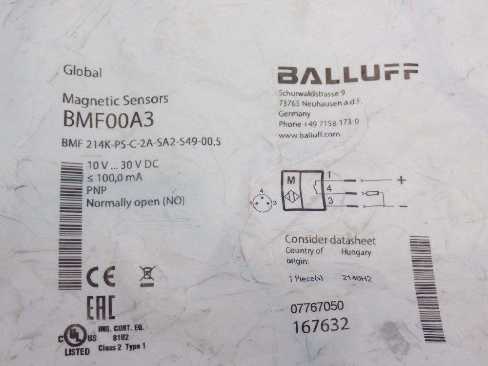 Balluff Magnetic Field Sensor 