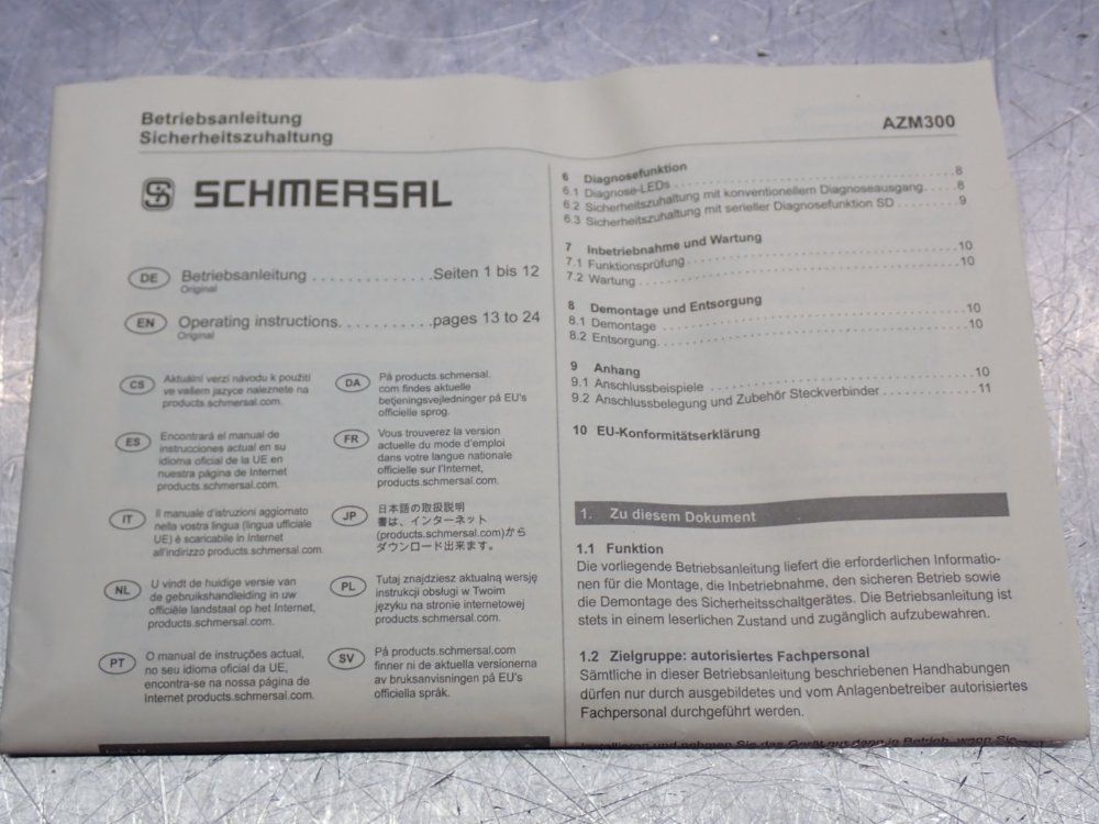 Schmersal Electronic Solenoid Interlock