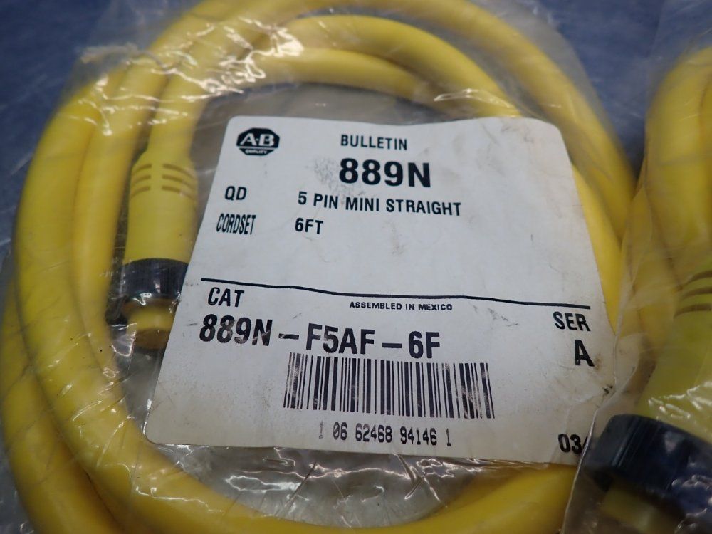 Allen Bradley Cordset 2pcs