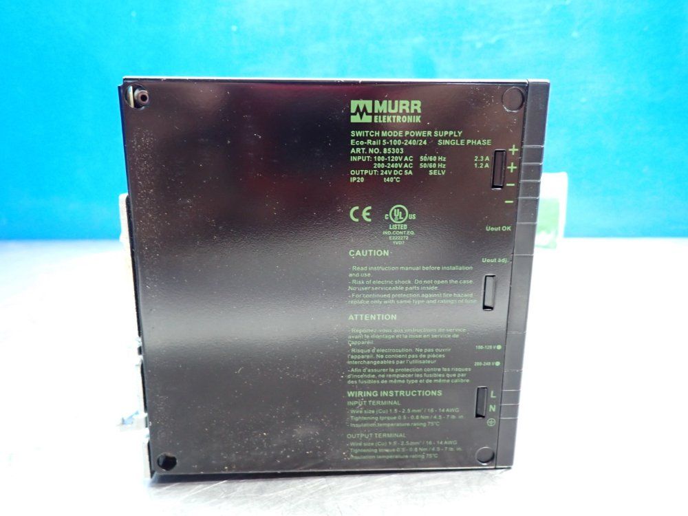 Murr Elektronik Ecorail Power Supply