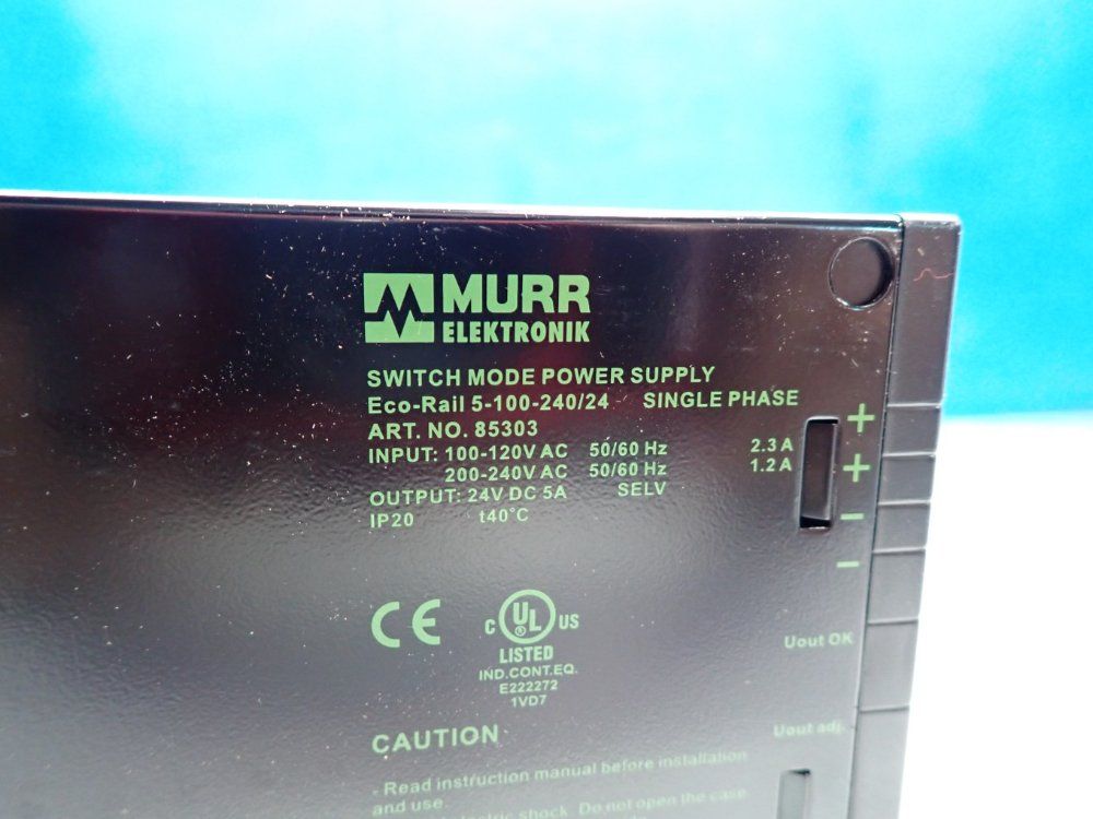 Murr Elektronik Ecorail Power Supply