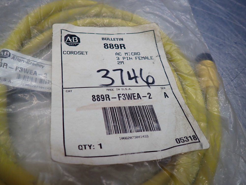 Allen Bradley Ac Micro Cable 3pcs