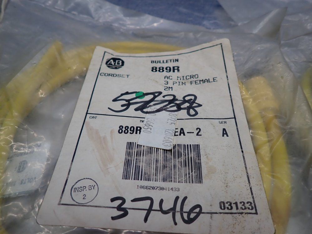 Allen Bradley Ac Micro Cable 3pcs