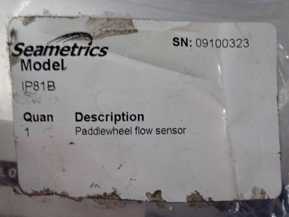 Seametrics Paddlewheel Flow Sensor