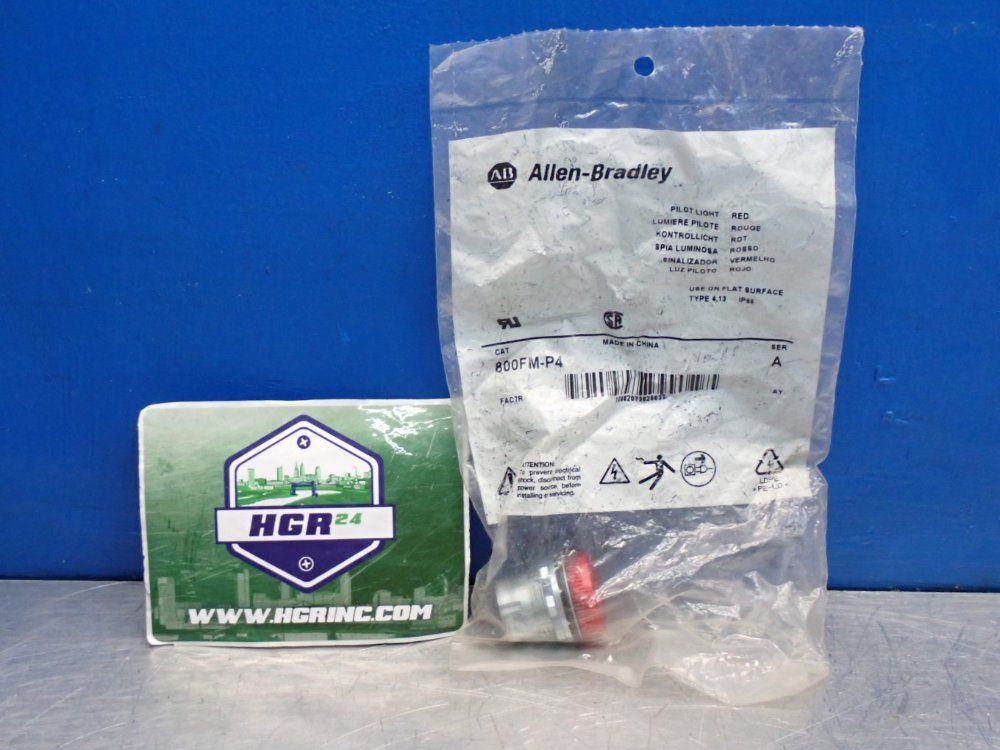 Allen Bradley Pilot Light Red 