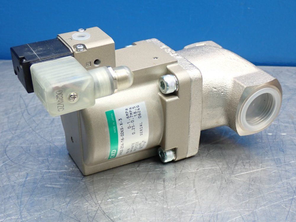Ckd Control Pressure 0.25 - 0.7 Mpa (2.5 - 7 Bar) Air Operated 2-port Coolant Valve - Cvse2-25a-16-02ks