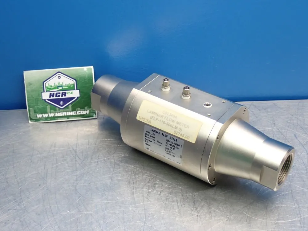 Fukuda Co 50-500nl/min Laminar Flow Meter Element - Flf-110-500lm-0