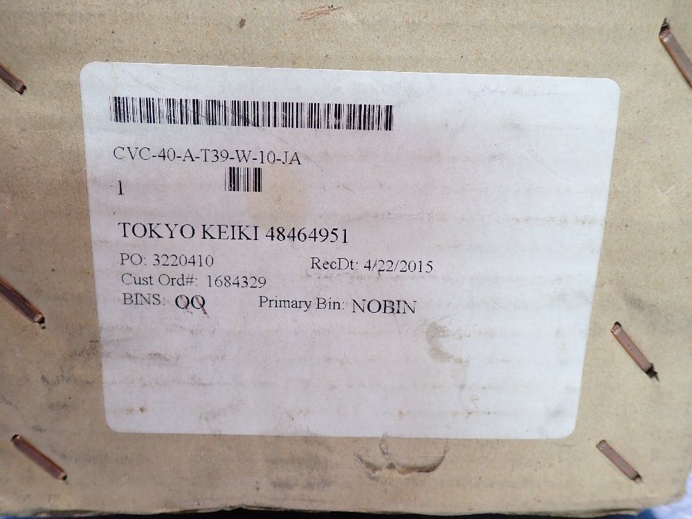 Used Tokyo Keiki Inc Cartridge Valve | HGR*24