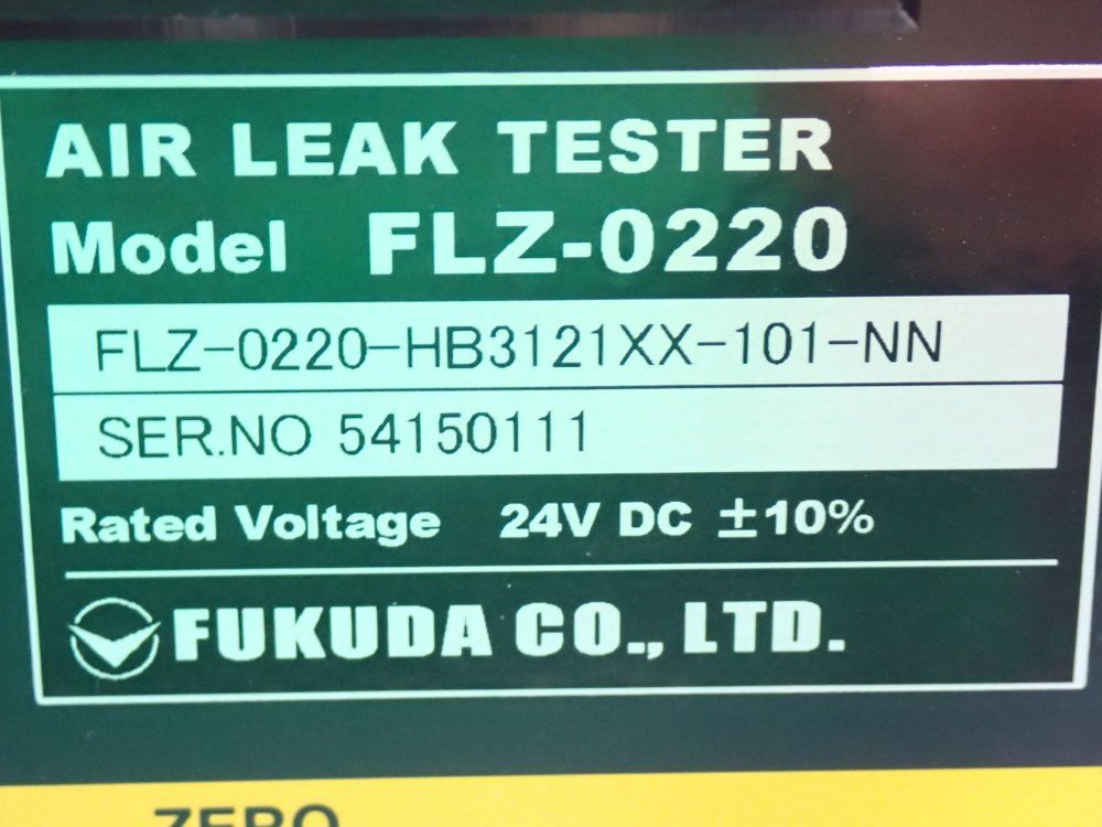 Fukuda Compact Air Leak Tester Flz-0220 Series - Flz-0220-hb3121xx-101-nn