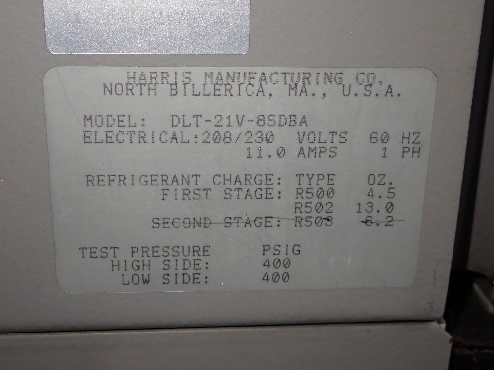 Harris Incubator - Dlt-21v-85dba