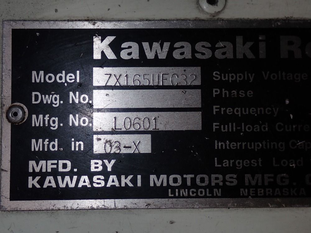 Kawasaki Zx130u/zx165uf Robot - Zx130u/zx165uf