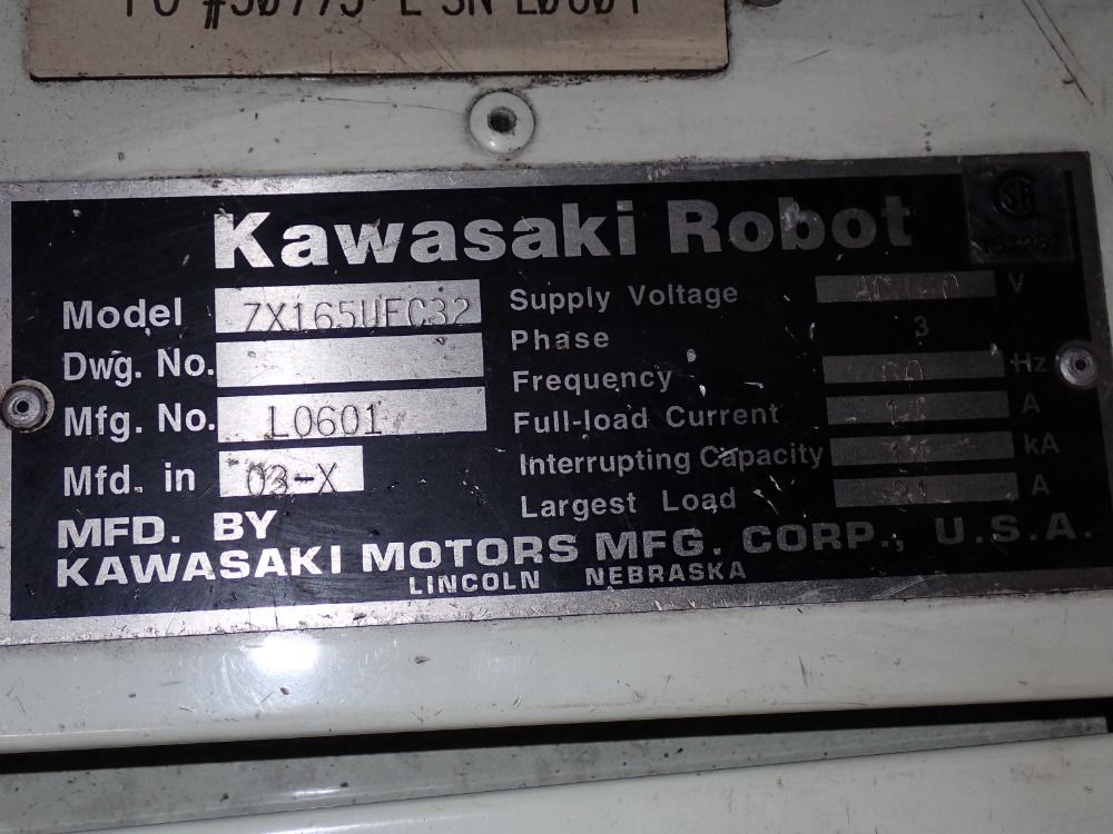 Kawasaki Zx130u/zx165uf Robot - Zx130u/zx165uf