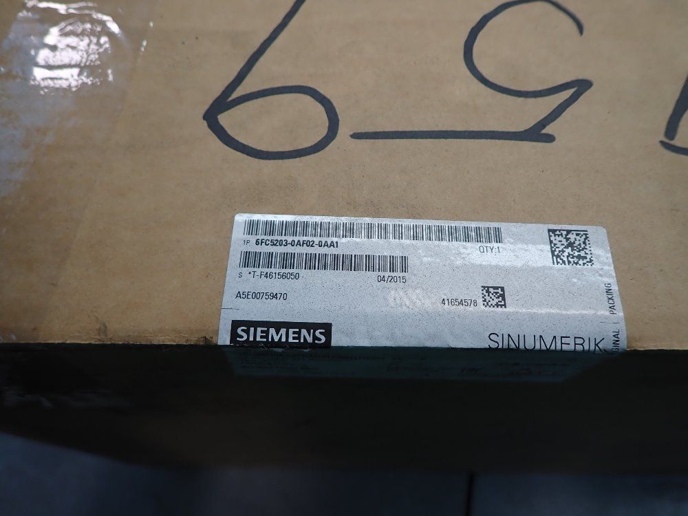 Siemens 12.1 Inch, 800 X 600 Operator Panel - 6fc5203-0af02-0aa1