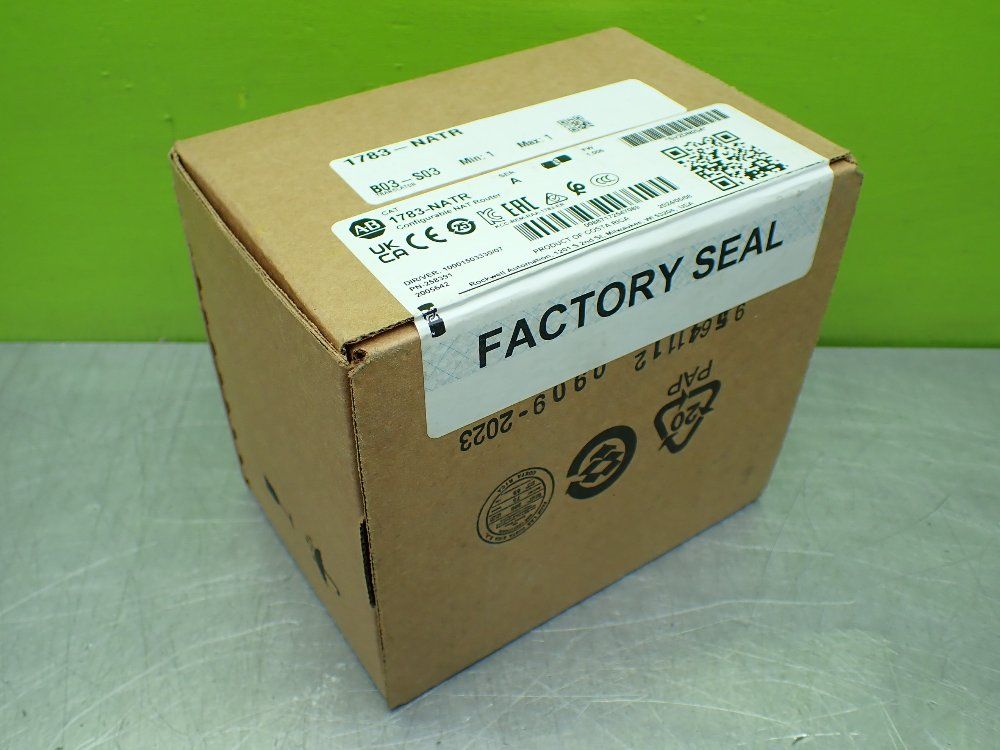 Allen-bradley Configurable Nat Router. Factory Sealed - 1783-natr