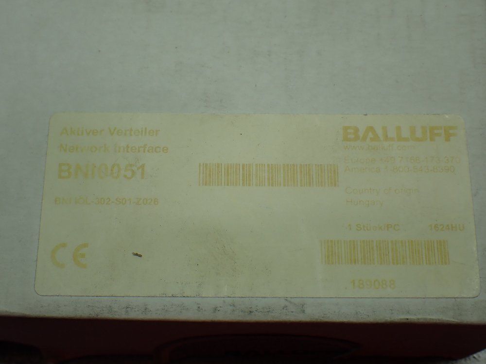 Balluff Network Interface