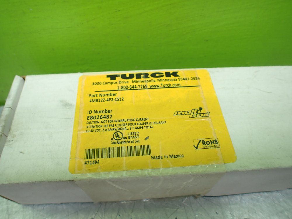 Turck Actuator And Sensor Junction Box