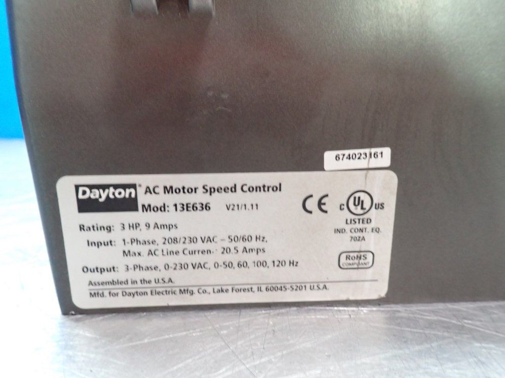 Dayton Ac Motor Speed Control