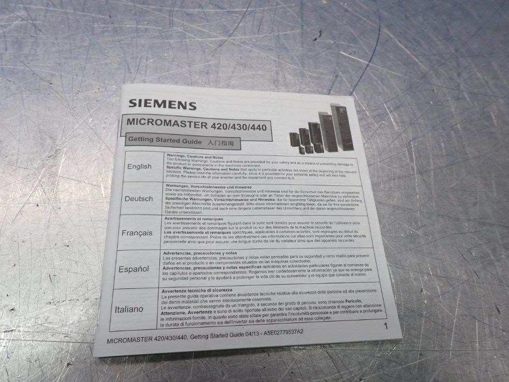 Siemens Variable Frequency Drive