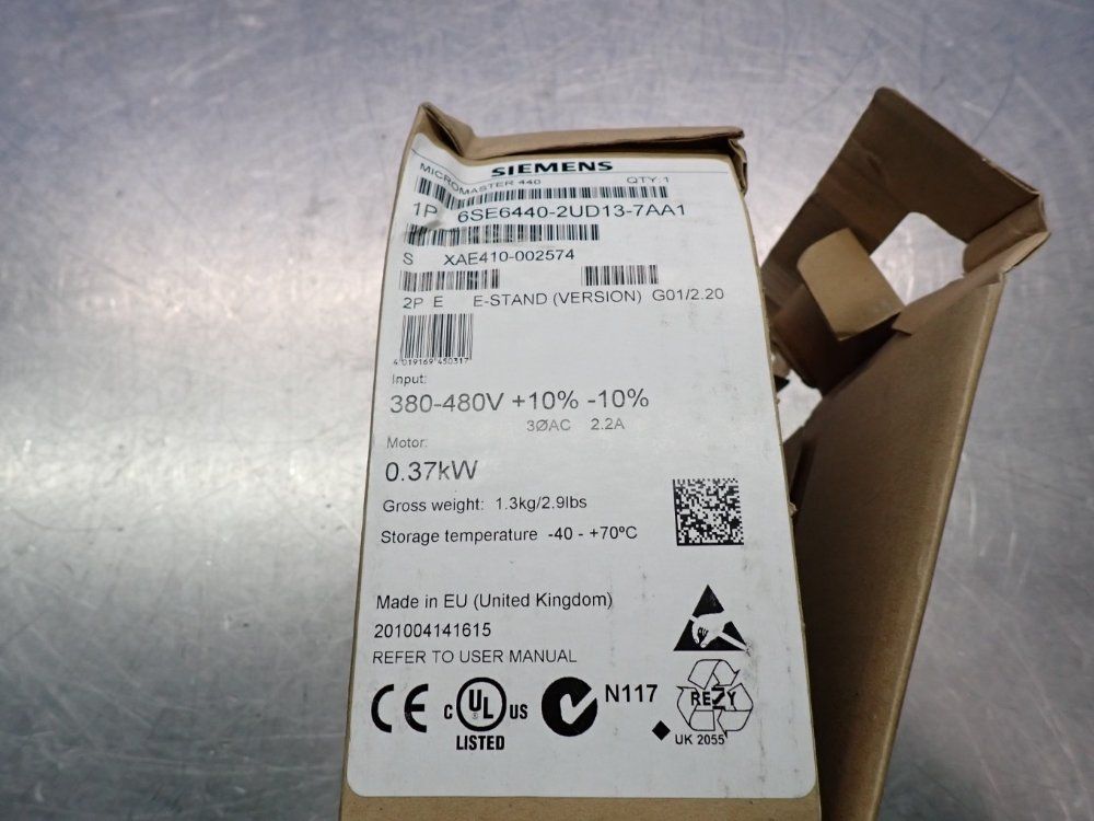 Siemens Variable Frequency Drive