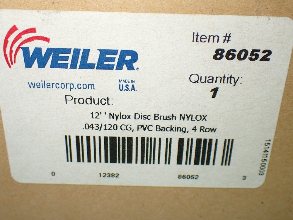 Weiler 12 Nylox Disc Brush 