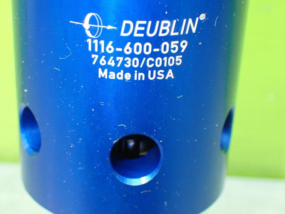 Deublin Single Passage For Coolant Or Mql Rotary Union - 1116-600-059