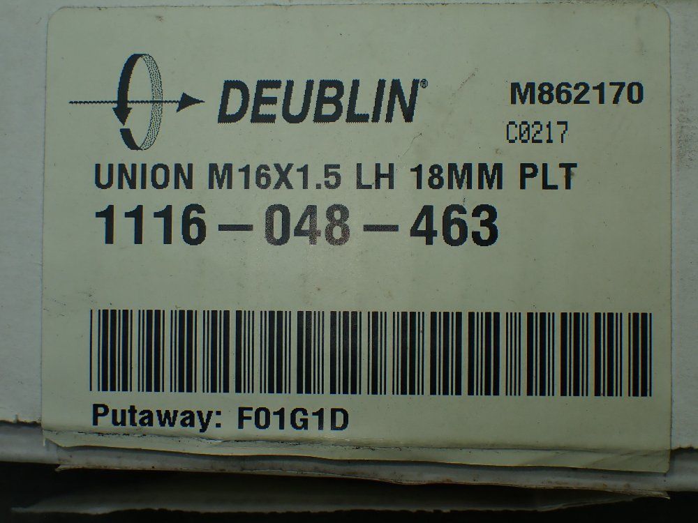 Deublin Closedseal Rotary Union