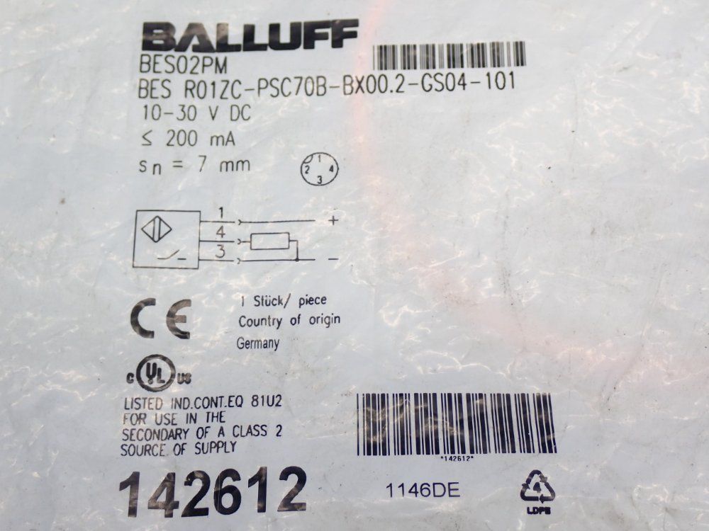 Balluff Inductive Proximity Switch