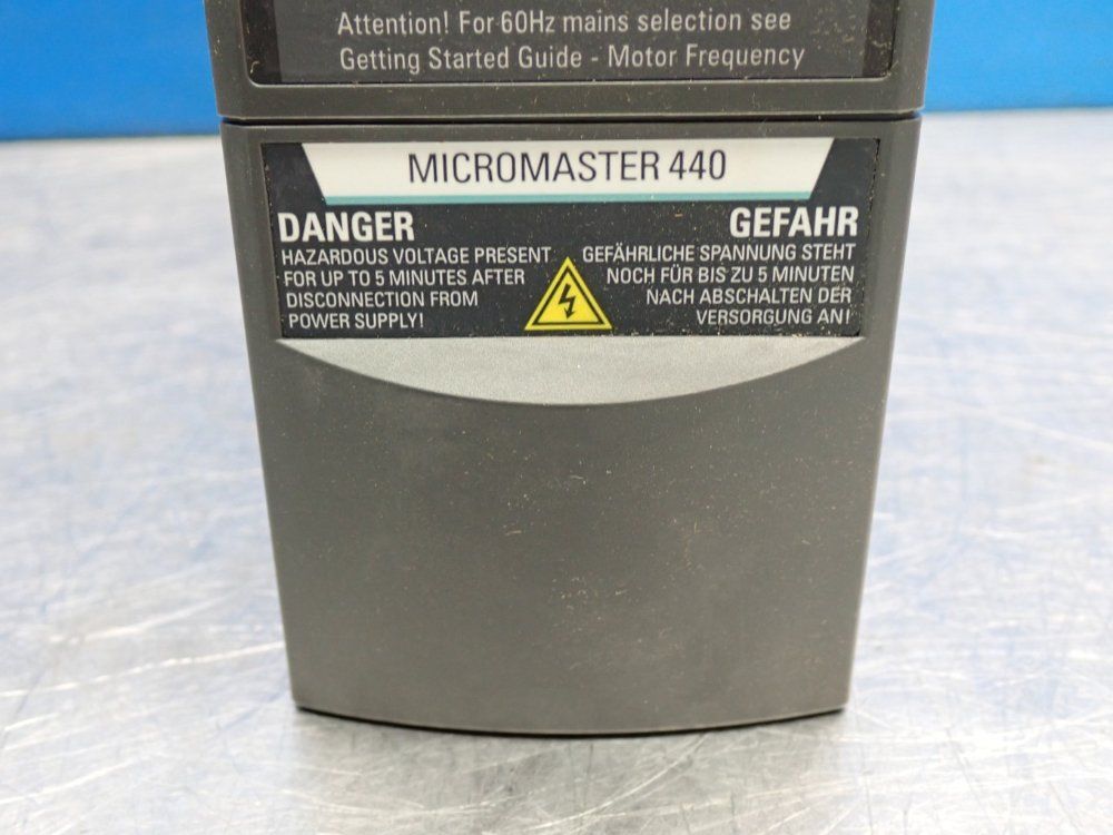 Siemens Micromaster 440 Drive Unit