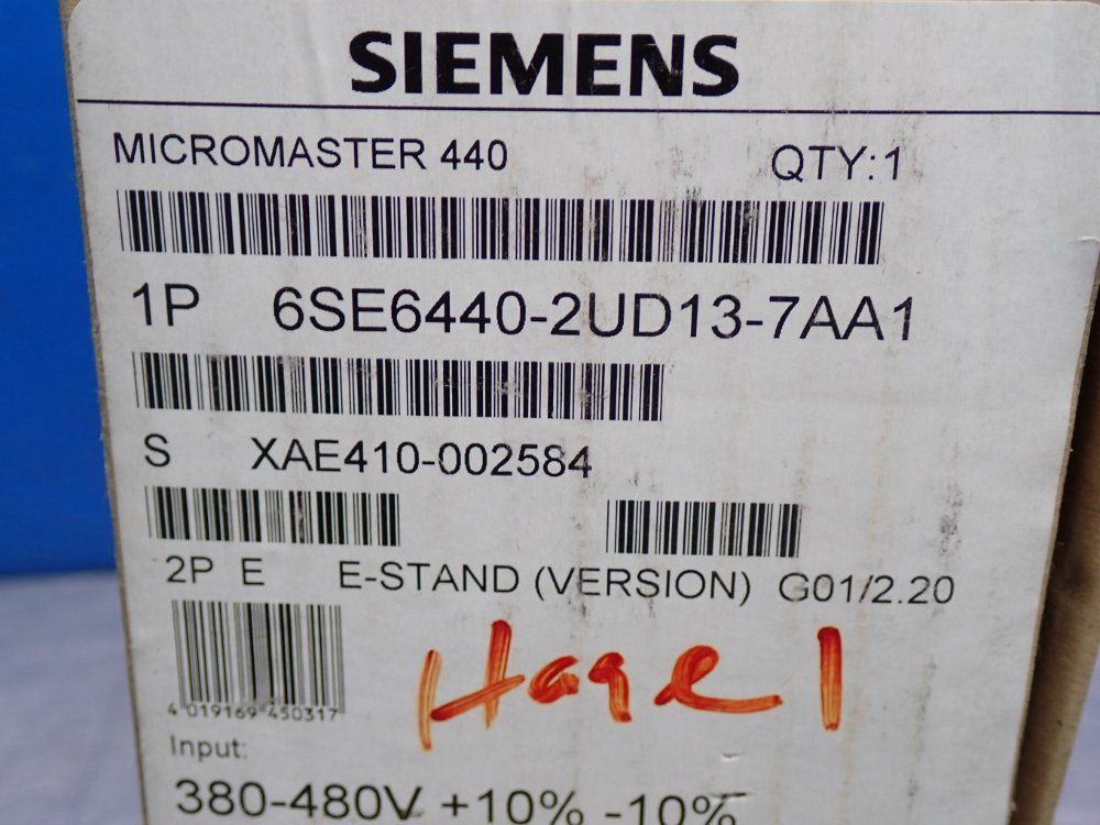 Siemens Micromaster 440 Drive Unit