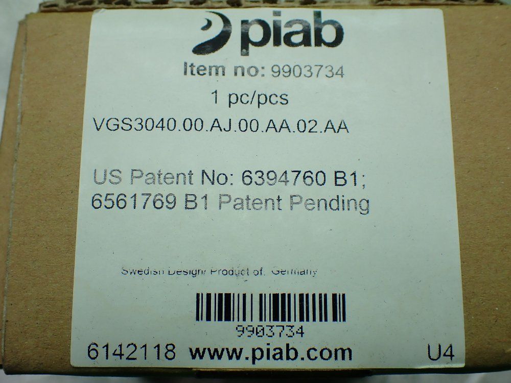 Piab Vgs Vacuum Gripper