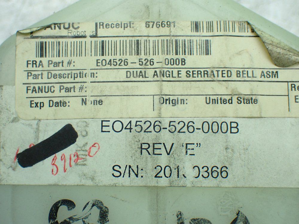 Fanuc Dual Angle Serrated Bell