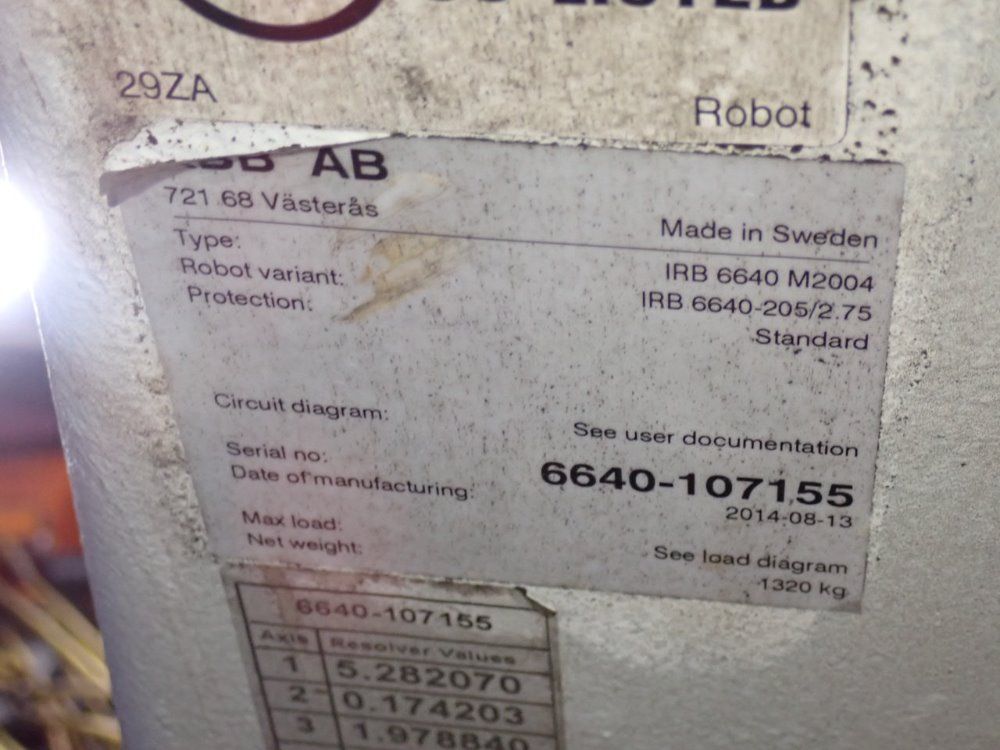 Abb 2014 Abb Ir66640m2004 Robot