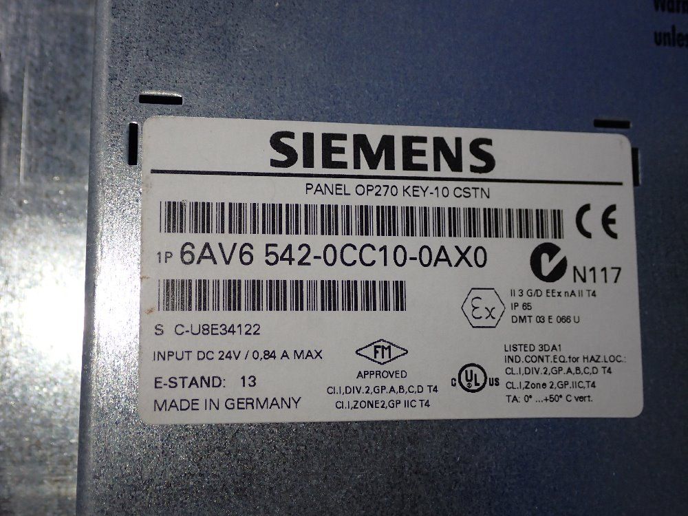 Siemenslieberr Simatic Panel Control Panel
